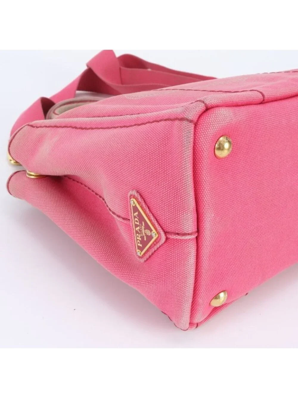 ★SOLD★ Prada Canapa 2-Way Tote Crossbody Shoulder Hand - Picture 6 of 8